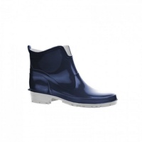 Lemigo Gummistiefeletten kurze Gummistiefel Elke (39, Dunkelblau) - 39