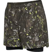 New Line nwlKANSAS 2in1 Laufshorts Herren 8217 terrain aop