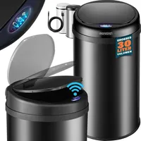 Monzana Monzana® Mülleimer Küche mit Sensor Edelstahl USB Ladekabel