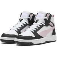 Puma Unisex Rebound V6 Sneaker, White-Rose Mauve Black, 40.5