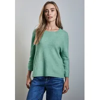 STREET ONE Rundhalspullover grün 36 EU