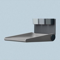 Leander WallyTM-Wandwickeltisch Dusty Grey - Klappbare Wickelkommode für Wandmontage