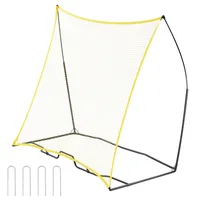 Vevor VEVORFußball-Rebounder Tragbares Fußball-Trainernetz Tragbare Tasche 7x7 Fuß