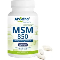 APOrtha APOrtha® OptiMSM® 850 mg MSM Kapseln, 120 vegane