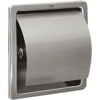 KWC AR WC-Rollenhalter, STRATOS, Edst., 153x153x129 mm, Unterputz