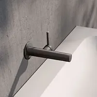 Keuco Edition 400 Einhebel-Waschtischmischer Unterputz, Ausladung 16,5 cm, Titanschwarz