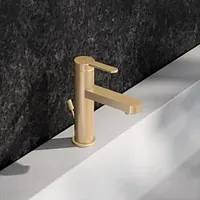 Keuco IXMO Flat Einhebel-Waschtischmischer 59502253000 Ausladung 109mm, mit Ablaufgarnitur,
