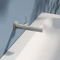 Keuco Edition 400 Einhebel-Waschtischmischer Unterputz, Ausladung 19,7 cm, Edelstahl-Finish