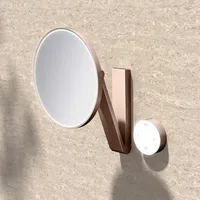 Keuco iLook_move Kosmetikspiegel 17612299002 rund, 5-fache Vergrößerung, beleuchtet, mit