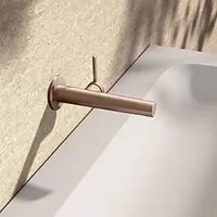 Keuco Edition 400 Einhebel-Waschtischmischer Unterputz, Ausladung 19,7 cm, rotgold