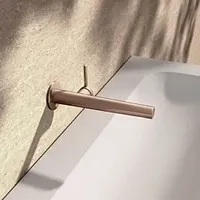 Keuco Edition 400 Einhebel-Waschtischmischer Unterputz, Ausladung 24,3 cm, rotgold