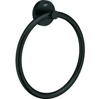 Grohe Handtuchring Essentials verdeckte Befestigung, matt black