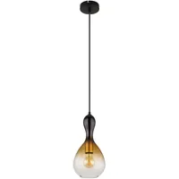 GLOBO Aladdin 1-flg. 17 cm schwarz-gold