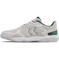 Hummel Court Control II Indoor Hallenschuhe Sportschuhe Tennisschuhe grau/grün