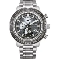 Citizen »Promaster Geo Trekker«, Armbanduhr, Solar, Herrenuhr, Edelstahlarmband, analog,