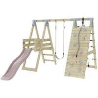 Polar play Klettergerüst Pinguin Altrosa