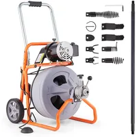 Vevor Rohrreinigungsmaschine 100 Fuß x 1/2 Zoll, automatische Rohrreinigungsspirale
