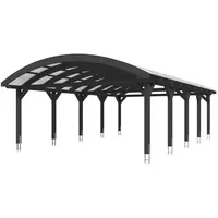 SKANHOLZ Doppelcarport Franken 6,35 x 9,69 m anthrazit inkl.