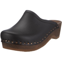Berkemann Natur-Toeffler Unisex-Erwachsene Clogs, Schwarz (Schwarz), 46