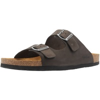 Dr. Brinkmann Pantolette Nubukleder, Grau