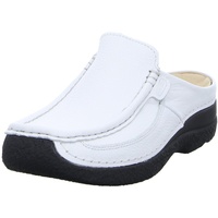 WOLKY Roll-Slide, Clog, Printed leather, White 0620270-100 43 EU