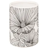 5five simply smart 5five - Becher blackflora schwarz-weiß