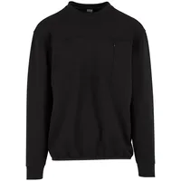 URBAN CLASSICS Scuba Zip Pocket Sweatshirt Black M