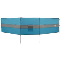 VidaXL Camping-Windschutz Blau 490x123 cm Wasserdicht