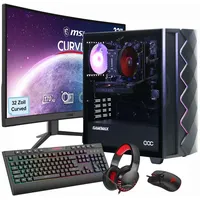 Hyrican GAMEMAX MegaDeal Diamond BK SET2516 7394 + MSI