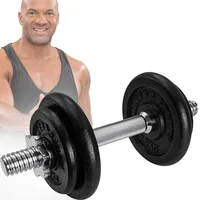 MIWEBA Sports Kurzhantel MKH110, 10 kg, Gewichte aus Gusseisen,