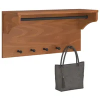 VidaXL Wandgarderobe SANDNES 87x30x42 cm Massivholz Kiefer