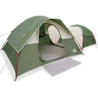 VidaXL Campingzelt 5 Personen Grün Wasserdicht
