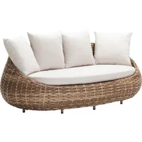 Dehner Lounge-Sofa Tulum, 3-Sitzer Sofa inkl. Polster, 208 x