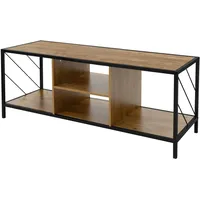 ML-Design TV-Schrank Braun Eiche-Rustikal 120x40x46 cm für Fernseher bis