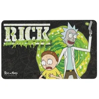 Rick and Morty Brettchen Frühstücksbrettchen Schneidebrettchen in schwarz