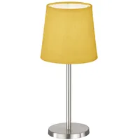 Fischer Leuchten Beistelllampe Tischleuchte Nachttischlampe Schreibtischlampe Gelb H 30