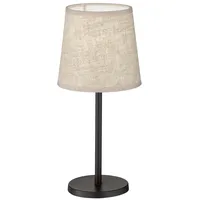 Fischer Leuchten - Tischleuchte Beistelllampe Nachttischlampe Schreibtischlampe Sandschwarz h