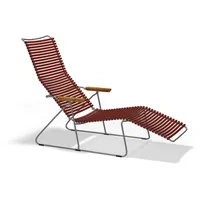 Houe CLICK Sunlounger Outdoor paprika