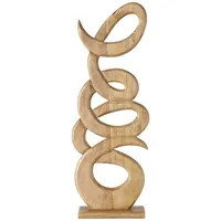 Boltze Deko-Objekt CURVI, Braun - 31 x 85 cm