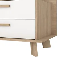 VCM ebuy24 TV Tisch 1 Tür, 2 Schubladen, 2