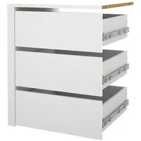 VCM Catania Schubladeneinsatz 3 Schubladen 57 cm bis 120
