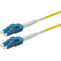 Roline LWL-Kabel duplex 9/125μm OS2, LC/LC, UNIBOOT, gelb, 2