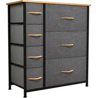 YITAHOME kommode mit Schubladen, Schrank mit 7 Schubladen aus