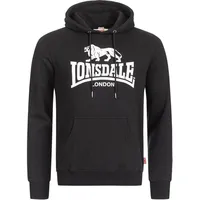 Lonsdale Hoodie FREMINGTON SCHWARZ|WEISS M
