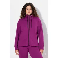 Ulla Popken Sweatjacke in brombeere | Gr.: 54-56