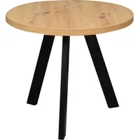 Mäusbacher Couchtisch rund Braun Wildeiche 50,5 x 60 cm