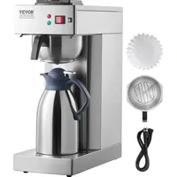 Vevor kommerzielle Filterkaffeemaschine 12 Tassen mit Thermoskanne Büro Café