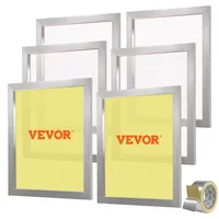 Vevor Siebdruckpresse Siebdruckmaschine 50,8x61 cm, 305 Maschen 6 Siebrahmen