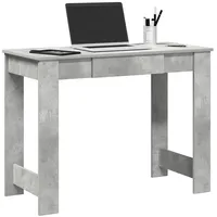 VidaXL Schreibtisch Betongrau 100x45x75 cm Holzwerkstoff