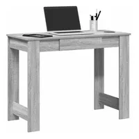 VidaXL Schreibtisch Grau Sonoma 100x45x75 cm Holzwerkstoff